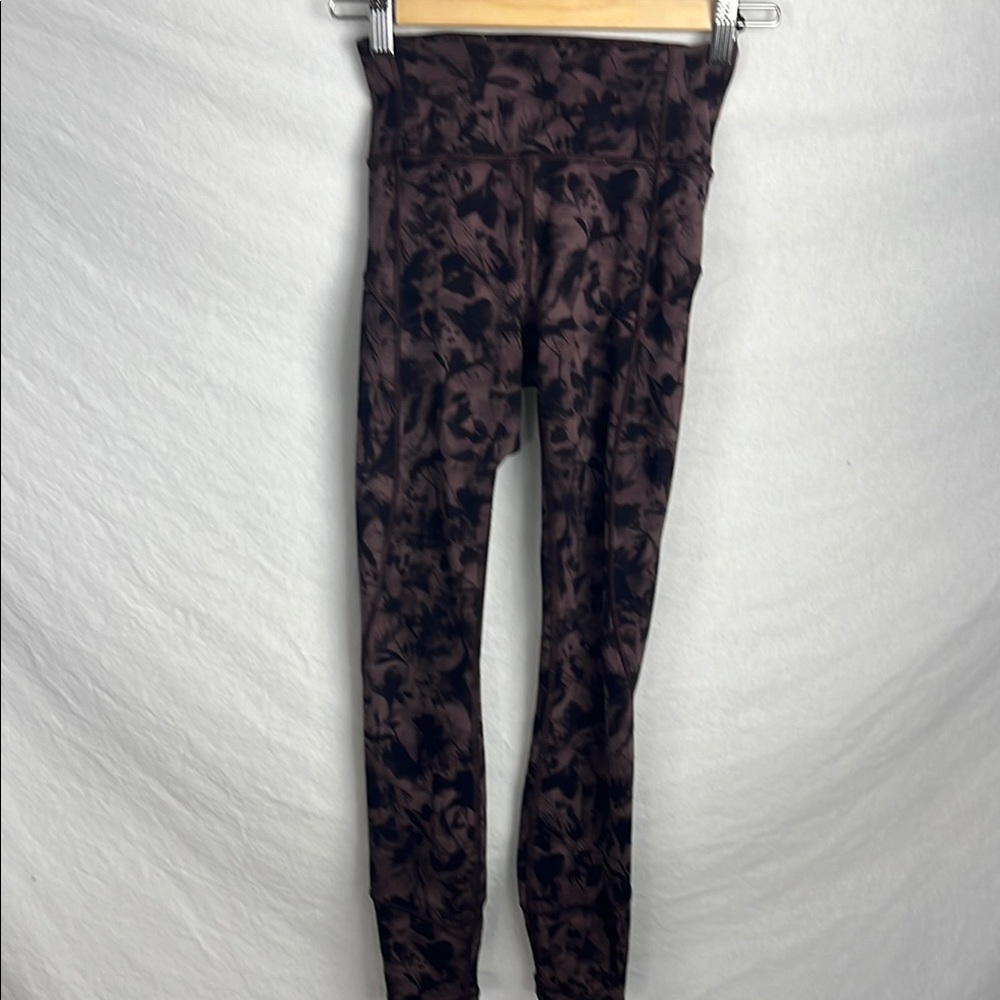 Lululemon Floral tye dye Patterned Leggings 2
